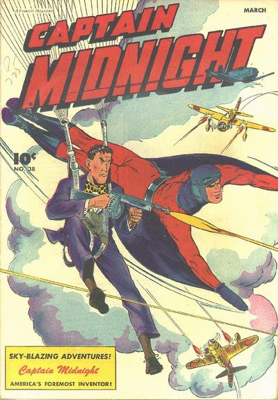 Cover for Captain Midnight (Fawcett, 1942 series) #38