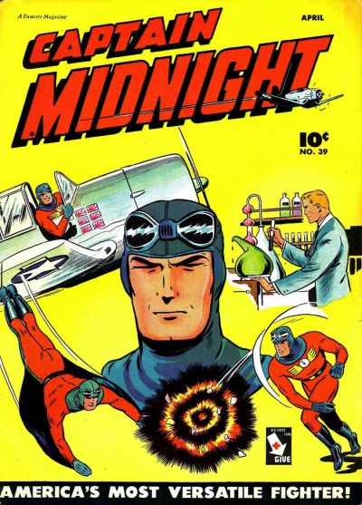 Cover for Captain Midnight (Fawcett, 1942 series) #39