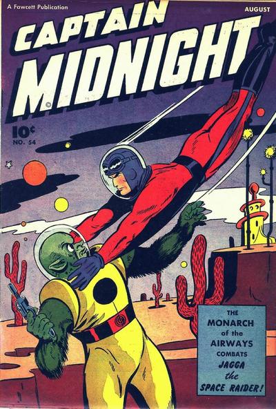 Cover for Captain Midnight (Fawcett, 1942 series) #54