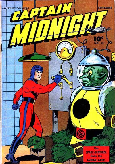 Cover for Captain Midnight (Fawcett, 1942 series) #55