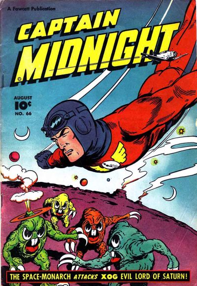 Cover for Captain Midnight (Fawcett, 1942 series) #66