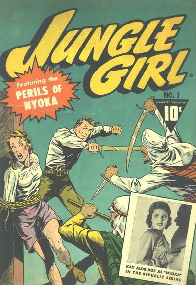 Cover for Jungle Girl (Fawcett, 1942 series) #1