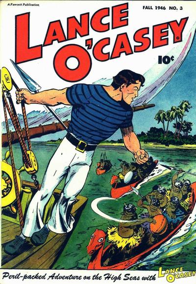 Cover for Lance O'Casey (Fawcett, 1946 series) #3