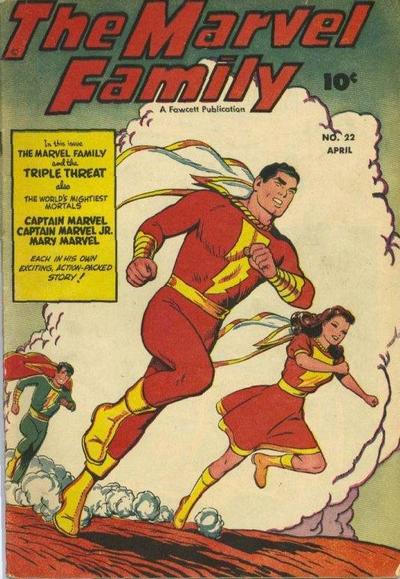 Cover for The Marvel Family (Fawcett, 1945 series) #22