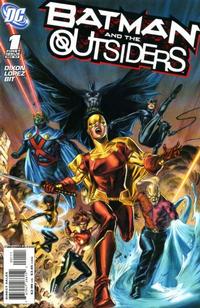 Cover for Batman and the Outsiders (DC, 2007 series) #1 [Doug Braithwaite Cover]