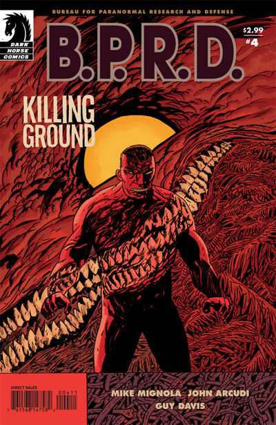 Cover for B.P.R.D.: Killing Ground (Dark Horse, 2007 series) #4