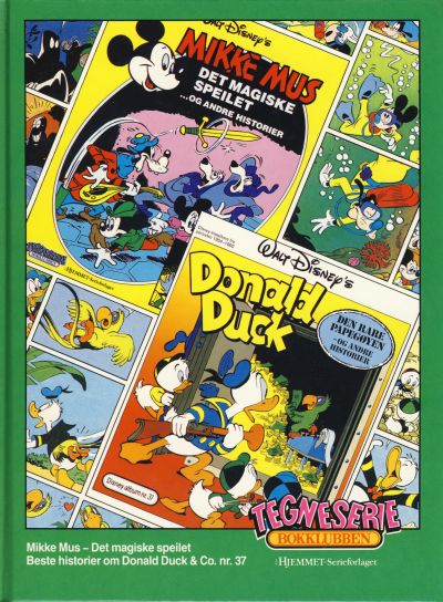 Cover for Tegneseriebokklubben (Hjemmet / Egmont, 1985 series) #55 - Beste historier om Donald Duck & Co. nr. 37; Mikke Mus: Det magiske speilet