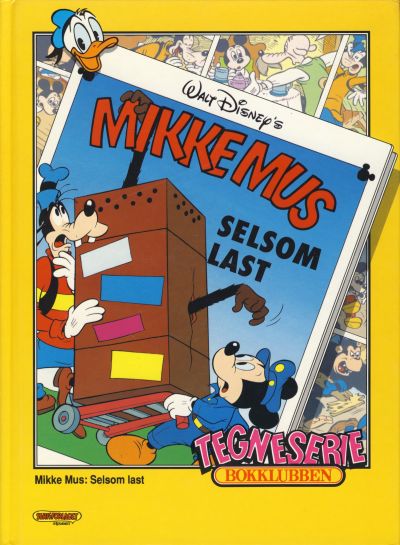 Cover for Tegneseriebokklubben (Hjemmet / Egmont, 1985 series) #77 - Mikke Mus: Selsomlast; Felix Flux: Maskens rop