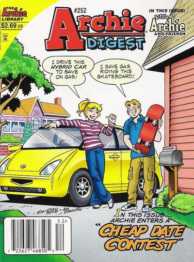 Cover for Archie Comics Digest (Archie, 1973 series) #252