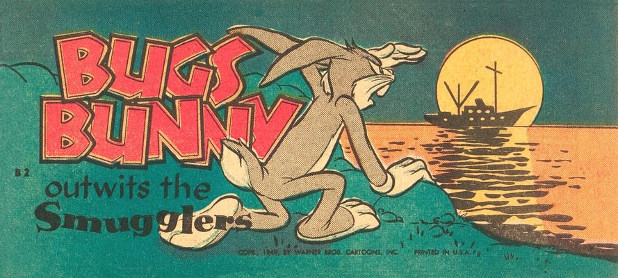 Cover for Bugs Bunny [Quaker Puffed Rice/Wheat - B Series] (Western, 1949 series) #2