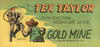 Cover for Tex Taylor in an Exciting Adventure at the Gold Mine (Vital Publications, 1949 series) 