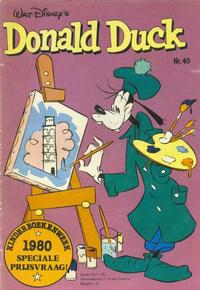 Cover Thumbnail for Donald Duck (Oberon, 1972 series) #40/1980