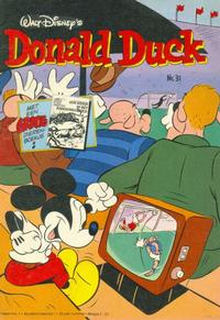 Cover Thumbnail for Donald Duck (Oberon, 1972 series) #31/1981