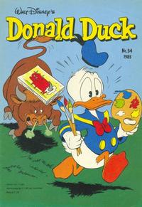 Cover Thumbnail for Donald Duck (Oberon, 1972 series) #34/1983