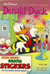 Cover Thumbnail for Donald Duck (Oberon, 1972 series) #52/1985