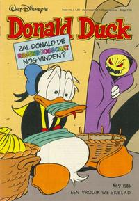 Cover for Donald Duck (Oberon, 1972 series) #9/1986