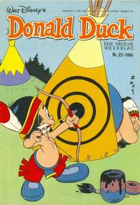 Cover Thumbnail for Donald Duck (Oberon, 1972 series) #25/1986