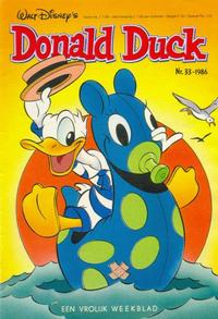 Cover for Donald Duck (Oberon, 1972 series) #33/1986