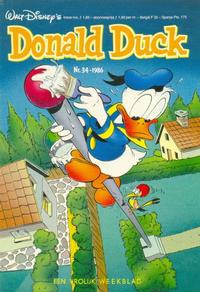 Cover Thumbnail for Donald Duck (Oberon, 1972 series) #34/1986