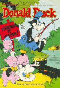 Cover Thumbnail for Donald Duck (Oberon, 1972 series) #37/1986