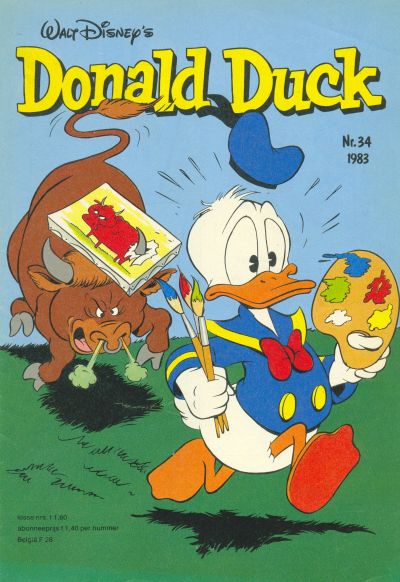 Cover for Donald Duck (Oberon, 1972 series) #34/1983
