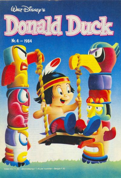 Cover for Donald Duck (Oberon, 1972 series) #4/1984