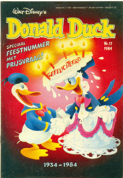 Cover for Donald Duck (Oberon, 1972 series) #17/1984
