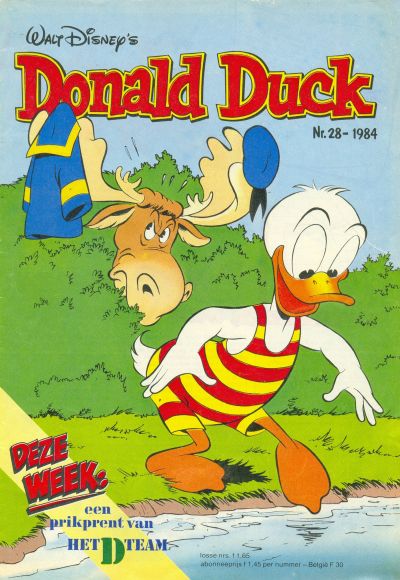 Cover for Donald Duck (Oberon, 1972 series) #28/1984