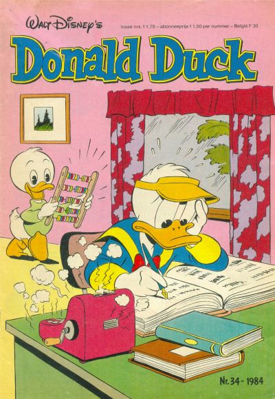 Cover for Donald Duck (Oberon, 1972 series) #34/1984