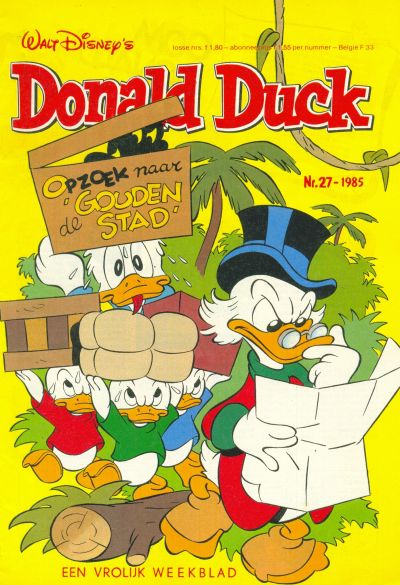 Cover for Donald Duck (Oberon, 1972 series) #27/1985