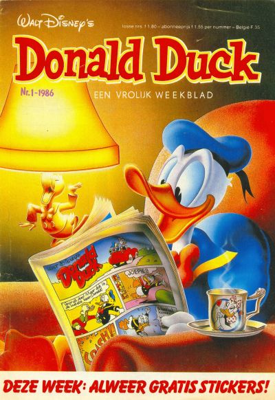 Cover for Donald Duck (Oberon, 1972 series) #1/1986