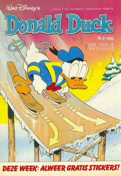 Cover for Donald Duck (Oberon, 1972 series) #2/1986