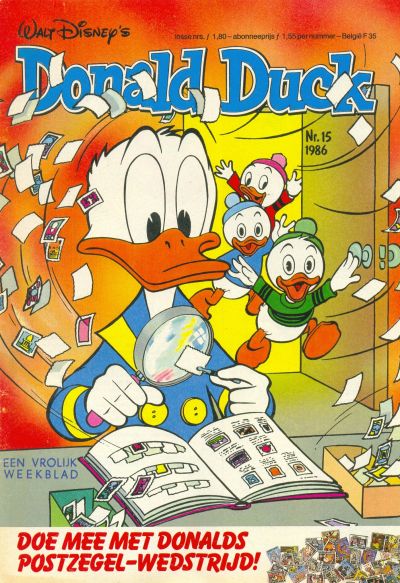 Cover for Donald Duck (Oberon, 1972 series) #15/1986