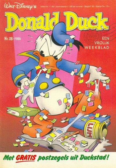 Cover for Donald Duck (Oberon, 1972 series) #28/1986