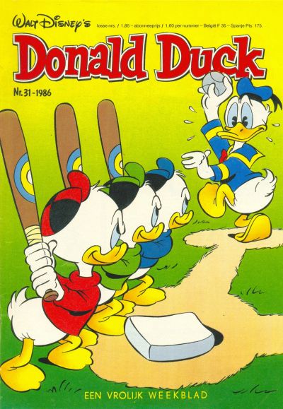 Cover for Donald Duck (Oberon, 1972 series) #31/1986