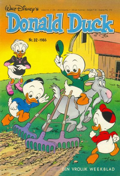 Cover for Donald Duck (Oberon, 1972 series) #32/1986