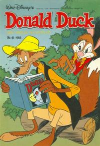Cover for Donald Duck (Oberon, 1972 series) #41/1986