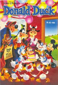 Cover Thumbnail for Donald Duck (Oberon, 1972 series) #43/1986