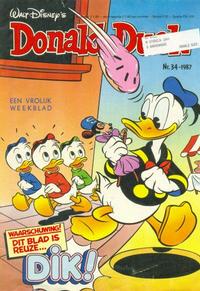 Cover Thumbnail for Donald Duck (Oberon, 1972 series) #34/1987