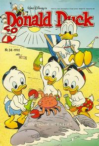 Cover for Donald Duck (Geïllustreerde Pers, 1990 series) #34/1992