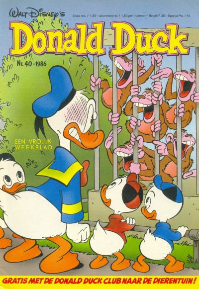 Cover for Donald Duck (Oberon, 1972 series) #40/1986