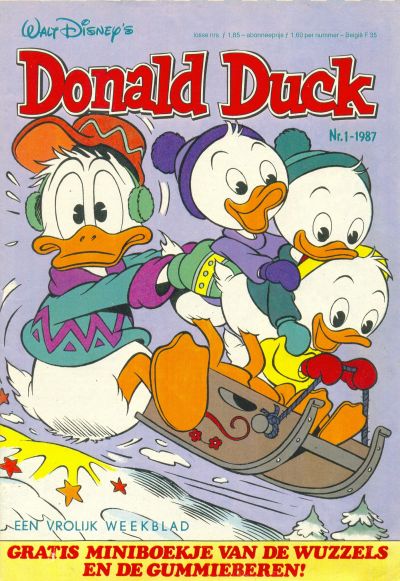 Cover for Donald Duck (Oberon, 1972 series) #1/1987