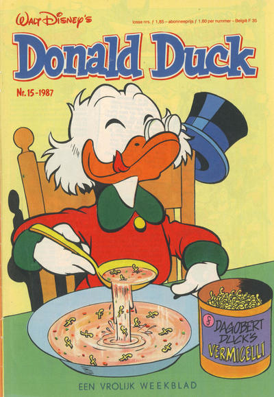 Cover for Donald Duck (Oberon, 1972 series) #15/1987