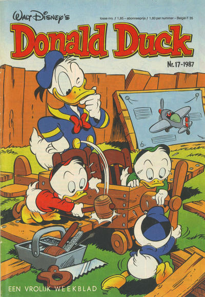 Cover for Donald Duck (Oberon, 1972 series) #17/1987