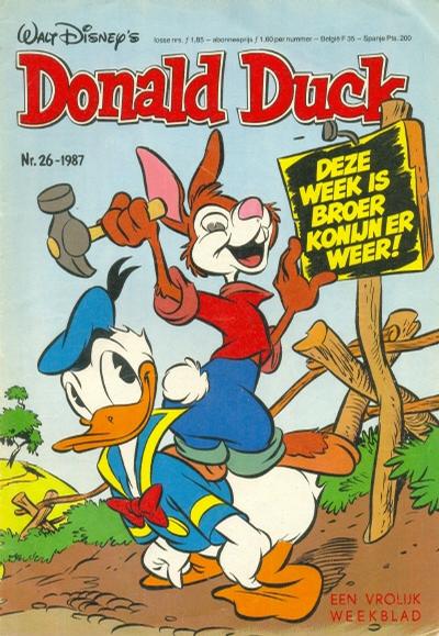 Cover for Donald Duck (Oberon, 1972 series) #26/1987