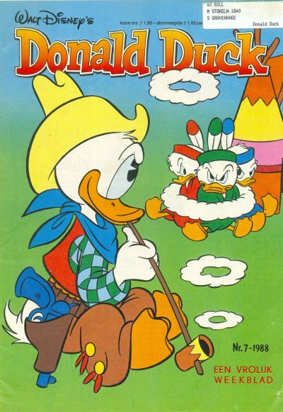 Cover for Donald Duck (Oberon, 1972 series) #7/1988