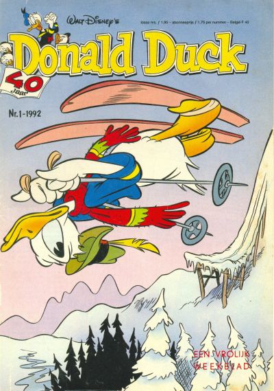 Cover for Donald Duck (Geïllustreerde Pers, 1990 series) #1/1992