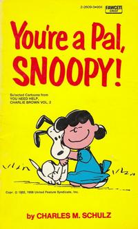 Cover Thumbnail for You're a Pal, Snoopy! (Crest Books, 1971 ? series) #2-2609-3