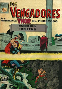 Cover Thumbnail for Los Vengadores (Editora de Periódicos, S. C. L. "La Prensa", 1965 series) #41