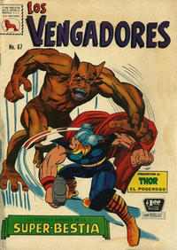 Cover Thumbnail for Los Vengadores (Editora de Periódicos, S. C. L. "La Prensa", 1965 series) #67